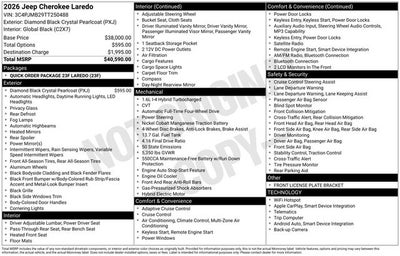 2026 Jeep Cherokee Laredo