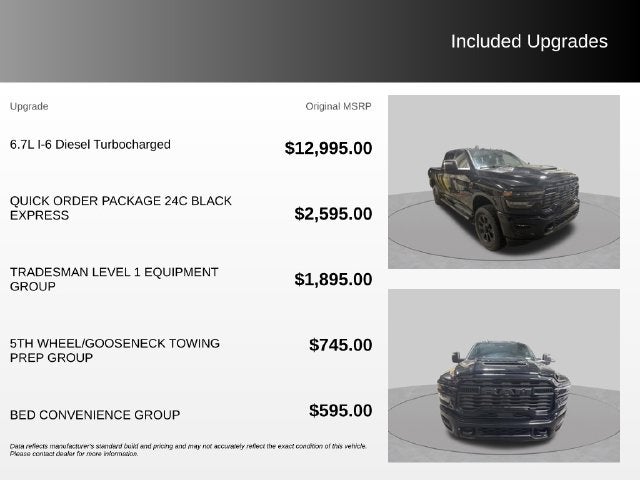 2026 RAM 2500 Black Express