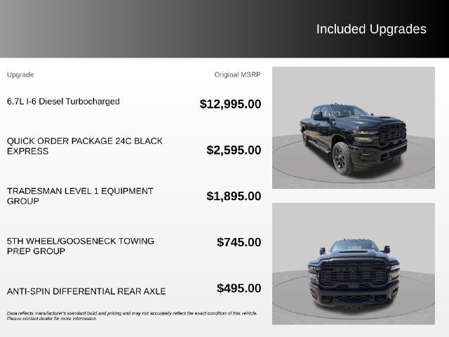 2026 RAM 2500 Black Express