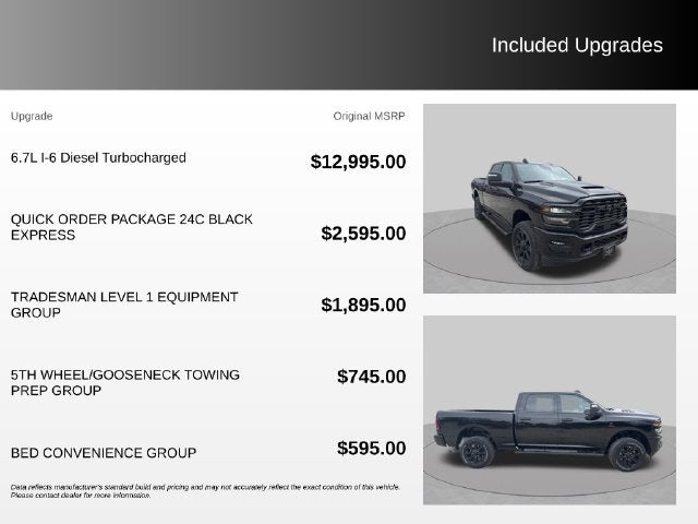 2026 RAM 2500 Black Express