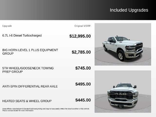 2026 RAM 2500 Big Horn