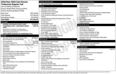 2026 RAM 3500 Tradesman