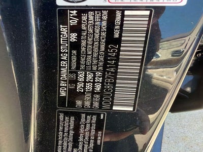 2014 Mercedes-Benz SL-Class SL 550