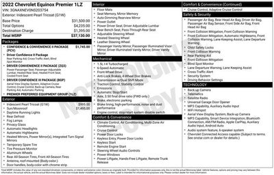 2022 Chevrolet Equinox Premier