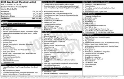 2018 Jeep Grand Cherokee Limited