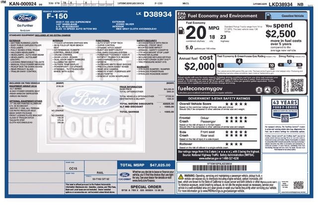 2020 Ford F-150 XLT