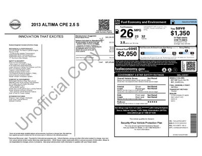 2013 Nissan Altima 2.5 S