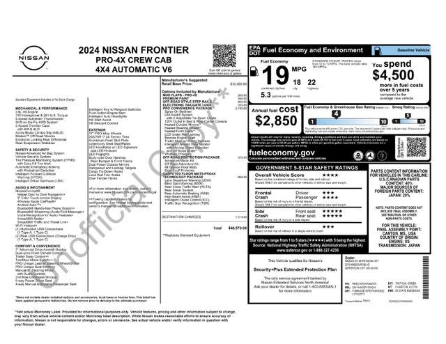 2024 Nissan Frontier PRO-4X