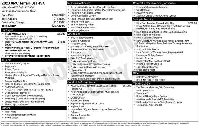 2023 GMC Terrain SLT