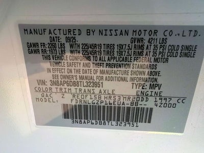 2026 Nissan Kicks SR
