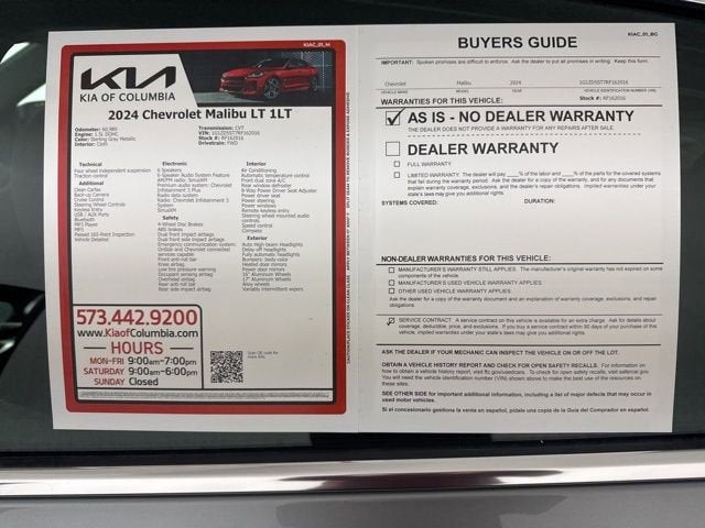 2024 Chevrolet Malibu LT