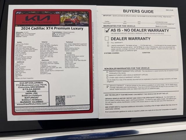 2024 Cadillac XT4 AWD Premium Luxury