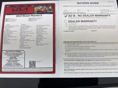 2019 Nissan Murano S