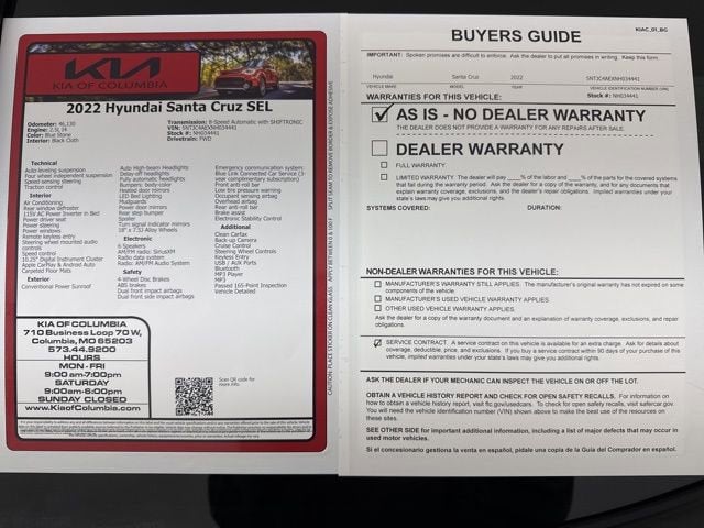 2022 Hyundai Santa Cruz SEL