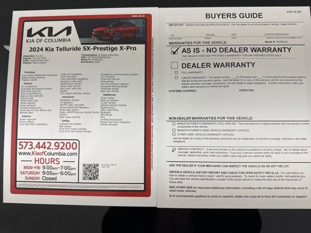 2024 Kia Telluride SX Prestige X-Pro