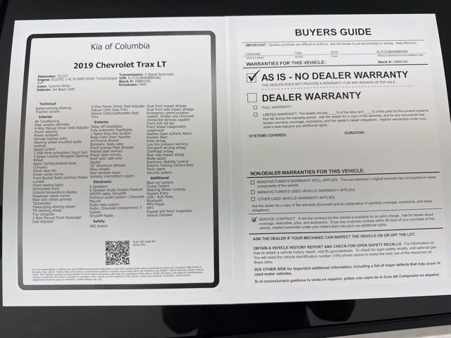 2019 Chevrolet Trax LT