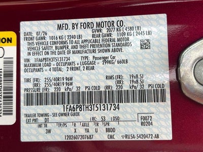 2026 Ford Mustang EcoBoost Premium Fastback