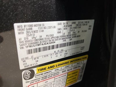 2018 Ford Expedition Platinum 4x4