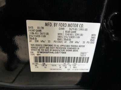 2020 Ford Explorer Limited 4WD