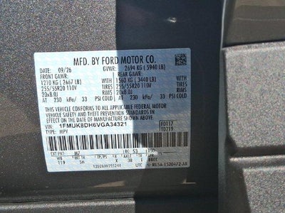 2027 Ford Explorer Active w/100A Pkg 4WD