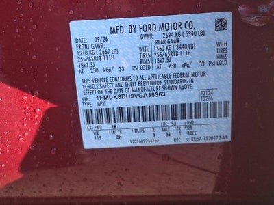 2027 Ford Explorer Active w/100A Pkg 4WD