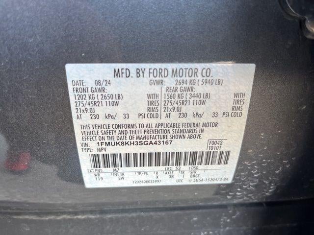 2025 Ford Explorer ST-Line 4WD