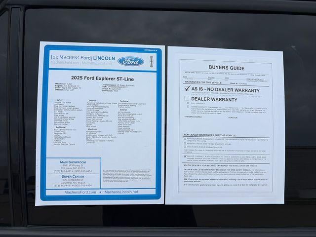 2025 Ford Explorer ST-Line 4WD