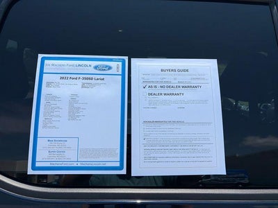 2022 Ford Super Duty F-350 SRW LARIAT 4WD Crew Cab 6.75' Box