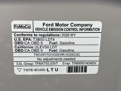 2026 Ford Ranger Raptor 4WD SuperCrew 5' Box