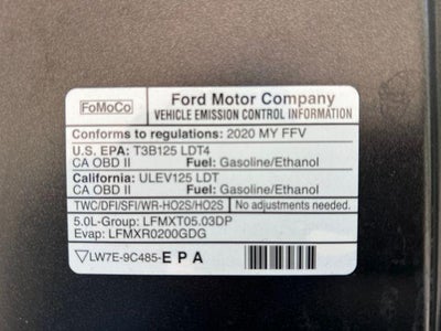 2020 Ford F-150 LARIAT 4WD SuperCrew 5.5' Box