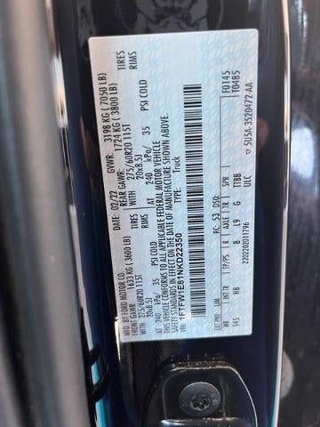 2022 Ford F-150 LARIAT 4WD SuperCrew 5.5' Box