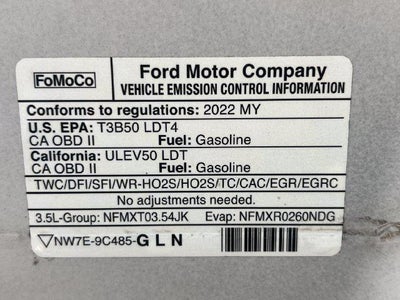 2022 Ford F-150 LARIAT 4WD SuperCrew 5.5' Box