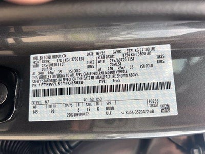 2026 Ford F-150 Platinum 4WD SuperCrew 5.5' Box