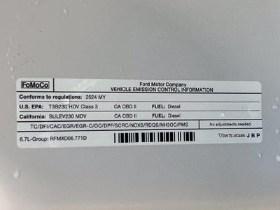 2024 Ford Super Duty F-350 SRW XL 4WD Reg Cab 8' Box