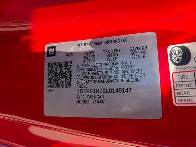 2020 Chevrolet Camaro 2dr Coupe LT1