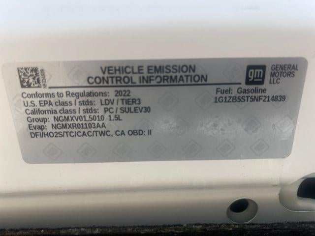 2022 Chevrolet Malibu 4dr Sdn LS w/1LS