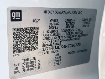 2023 GMC Sierra 1500 Double Cab Standard Box 4-Wheel Drive Elevation 3VL