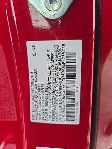 2022 Honda Accord Sedan Sport 1.5T CVT