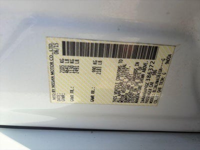 2016 Nissan Maxima 4dr Sdn 3.5 Platinum