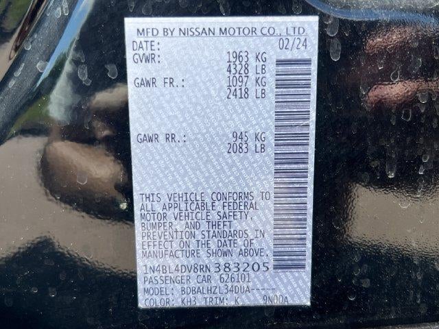 2024 Nissan Altima 2.5 SV Sedan