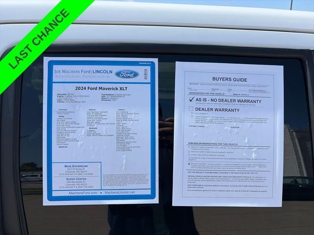 2024 Ford Maverick XLT FWD SuperCrew