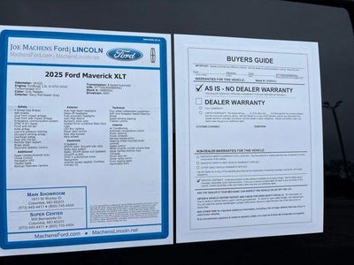 2025 Ford Maverick XLT AWD SuperCrew