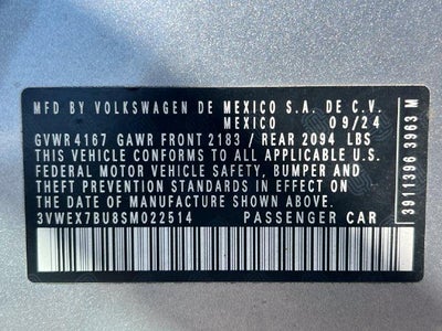 2025 Volkswagen Jetta SE Auto