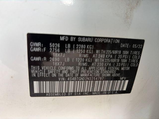 2022 Subaru Outback Limited XT CVT