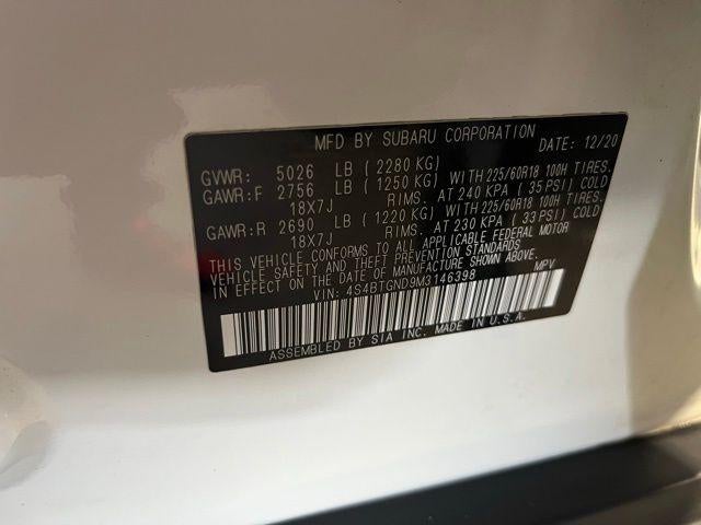 2021 Subaru Outback Limited XT CVT