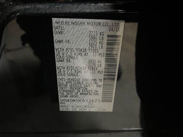 2018 Nissan Pathfinder 4x4 SV