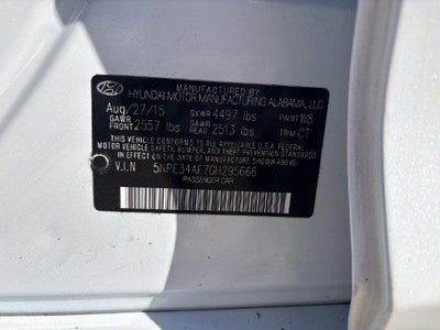 2016 Hyundai SONATA 4dr Sdn 2.4L Sport