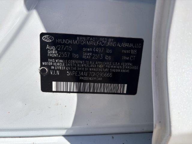 2016 Hyundai SONATA 4dr Sdn 2.4L Sport