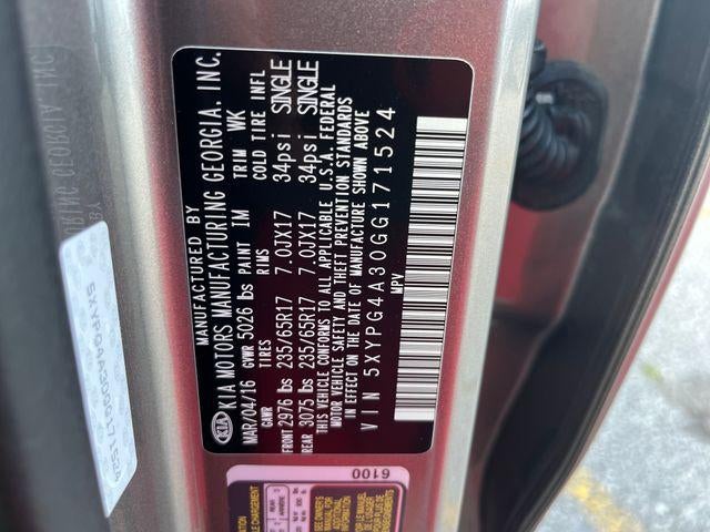 2016 Kia Sorento FWD 4dr 2.4L L