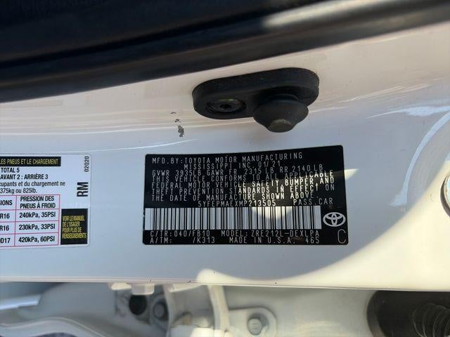 2021 Toyota Corolla LE CVT (Natl)